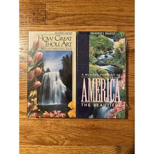 New Sealed How Great Thou Art And America The Beautiful Readers Digest Lot Of 2